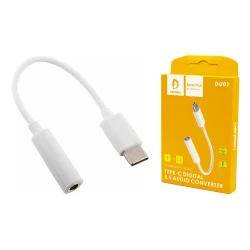 Ötürücü Denmen DU01 USB Type-C - Jack 3.5, ağ