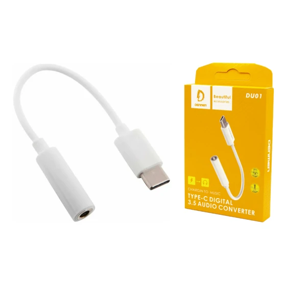 Ötürücü Denmen DU01 USB Type-C - Jack 3.5, ağ