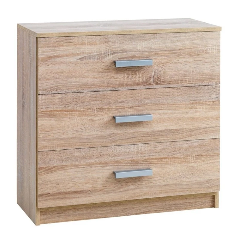 Комод JYSK Tapdrup 71х35х69 см, 3 ящика, коричневый Комод JYSK Tapdrup 71х35х69 см, 3 ящика, коричневый