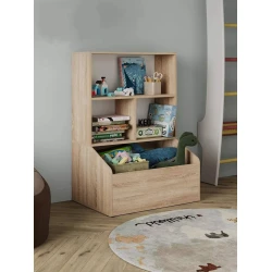 Стеллаж Keo Toys, 111x70x70 см, ЛДСП, сомонна