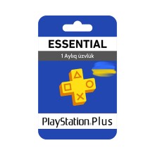 Abunə Sony PS Plus Essential (PSN Ukrayna, PS4/PS5) 1 aylıq