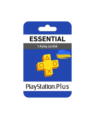 Abunə Sony PS Plus Essential (PSN Ukrayna, PS4/PS5) 1 aylıq