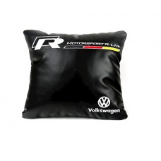 Avtomobil üçün yastıq King R-line Motorsport VW, 36x36 sm, Qara