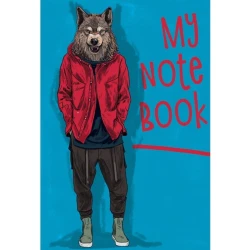 Блокнот Проф-Пресс MyArt My notebook Волк, А5, 40 листов Блокнот Проф-Пресс MyArt My notebook Волк, А5, 40 листов