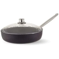 Сковородка Burner Elis Black Stone, черная, 30х7 см