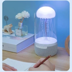 Портативная колонка Rhythmic Jellyfish Speaker Goldelectromeduza White