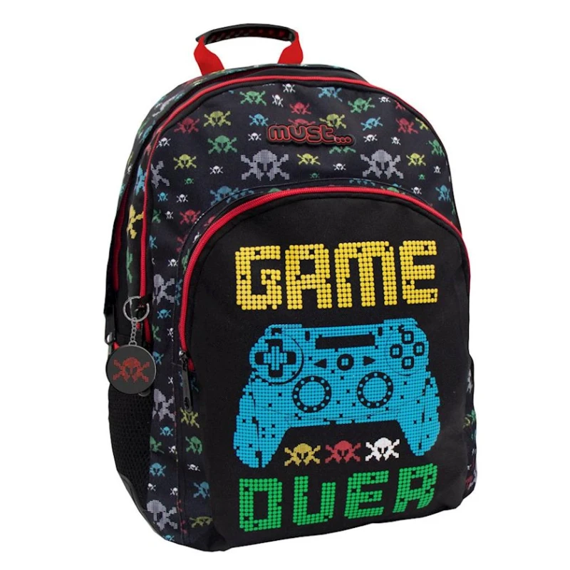 Məktəbli bel çantası Must 584507 polyester, rəngbərəng, oğlanlar üçün, 32x18x43 sm Məktəbli bel çantası Must 584507 polyester, rəngbərəng, oğlanlar üçün, 32x18x43 sm