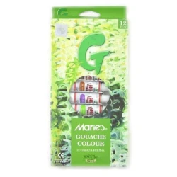 Quaş boyaları Maries MS-E7312C, 12 rəng x 12 ml