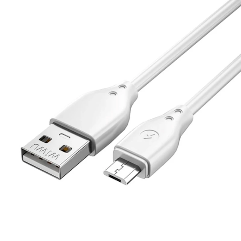 USB-кабель Wiwu WI-C001 Pioneer USB to MicroUSB 1м, белый