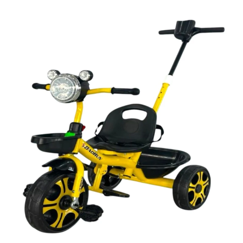 Uşaqlar üçün üçtəkərli velosiped 002_RB_210967, sarı