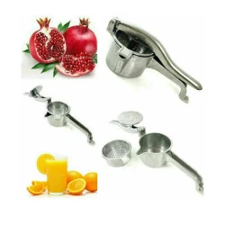 Ручная соковыжималка для цитрусовых, чугун, серебристый, 10x26 см