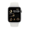 Смарт-часы Apple Watch SE 2 GPS 44mm Silver Aluminium Case with White Sport Band Regular (MNK23GK/A)