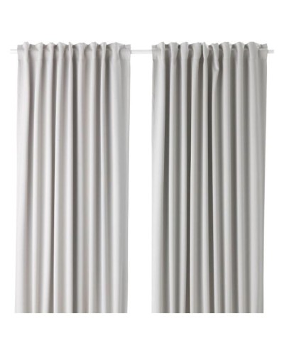 Qardinlər IKEA Majgull, 150x300 sm, polyester, boz