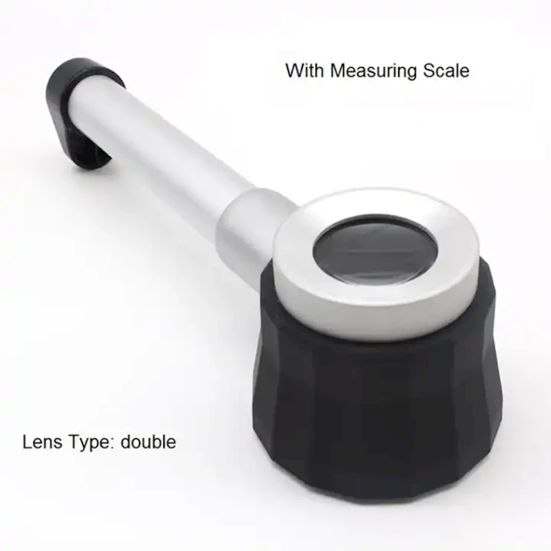 Лупа Ama_TV_074, 10X, металл, черная