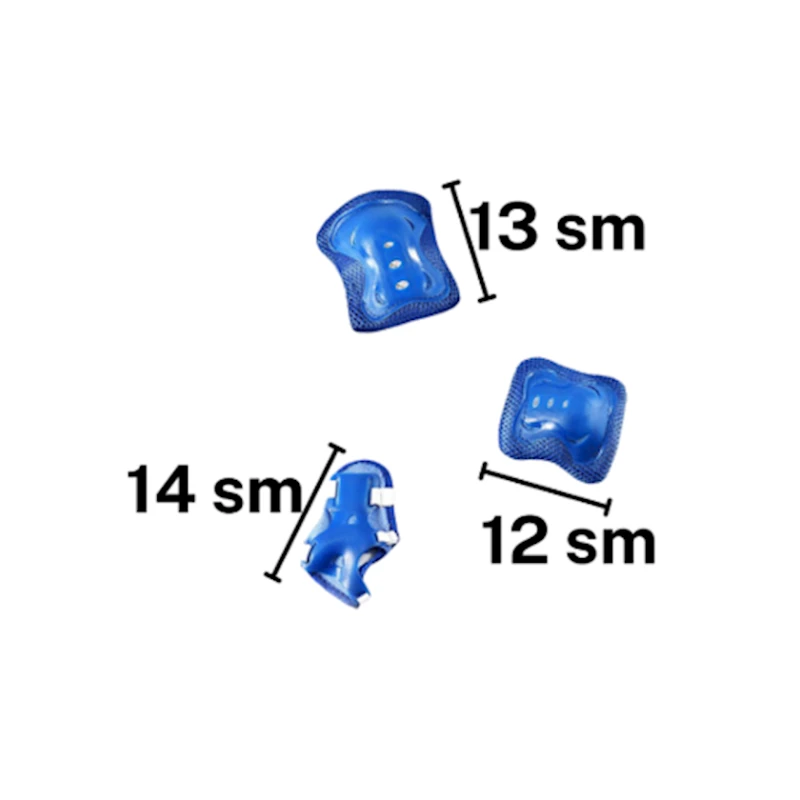 Комплект защиты для роликов 1927, для детей, голубой Комплект защиты для роликов 1927, для детей, голубой