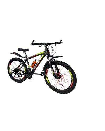 Dağ velosipedi Velostrim XT2600, qırmızı/sarı, ölçü 24