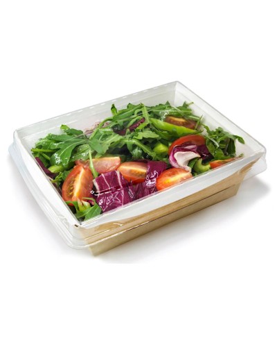 Salat üçün birdəfəlik konteynerlər Loyal-9319918101, 400 əd, qəhvəyi