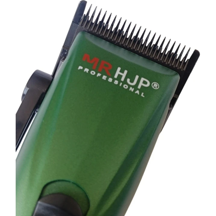 Машинка для стрижки волос MR HJP Profesional D9, зеленая