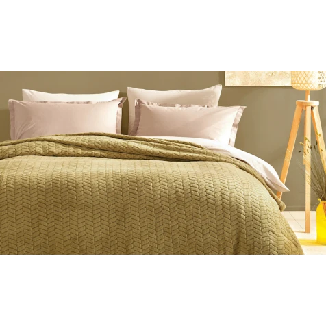 Плед Yataş Joy, 150х220 см, односпальный, полиэстер, зеленый Плед Yataş Joy, 150х220 см, односпальный, полиэстер, зеленый