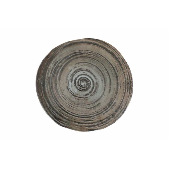 Тарелка Porland Stoneware 04SWA000047, керамогранит, коричневая, 28 см Тарелка Porland Stoneware 04SWA000047, керамогранит, коричневая, 28 см