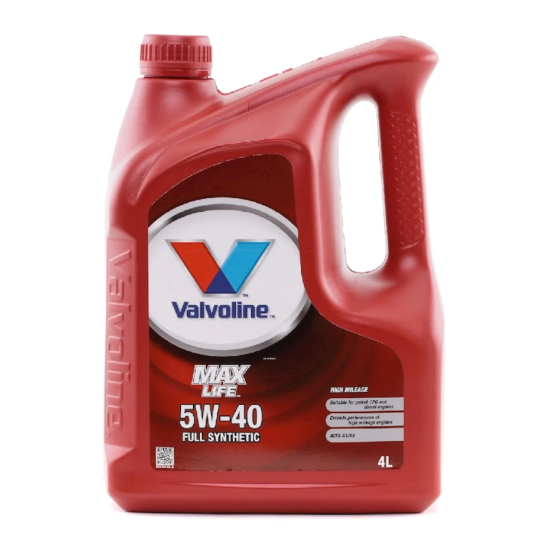 Моторное масло Valvoline MaxLife 5W-40, 4 л Моторное масло Valvoline MaxLife 5W-40, 4 л