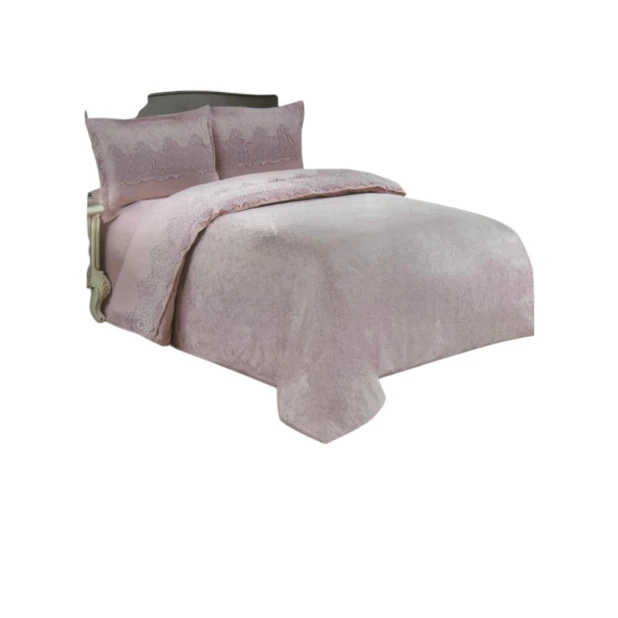 Yataq dəsti Furkan FA tekstil-400, yorğan üzü 230x250 sm, mələfə 230x240 sm, yastıq üzləri 2 əd x 50x70 sm, çəhrayı Yataq dəsti Furkan FA tekstil-400, yorğan üzü 230x250 sm, mələfə 230x240 sm, yastıq üzləri 2 əd x 50x70 sm, çəhrayı