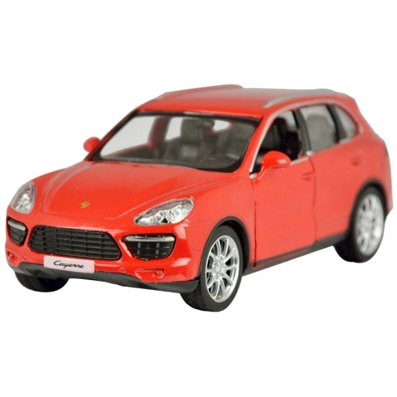 Minik avtomobili RMZ City 1:64 Porsche Cayenne Turbo, qırmızı