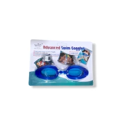 Üzgüçülük üçün eynək GOG01-1, one size, plastik, göy