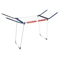 Сушилка для белья JYSK Leifheit Pegasus, пластик/металл, белая/голубая, 55x167x87 см Сушилка для белья JYSK Leifheit Pegasus, пластик/металл, белая/голубая, 55x167x87 см