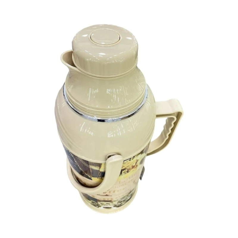 Termos ZTW-T01, şüşə/plastik, qəhvəyi, 3200 ml