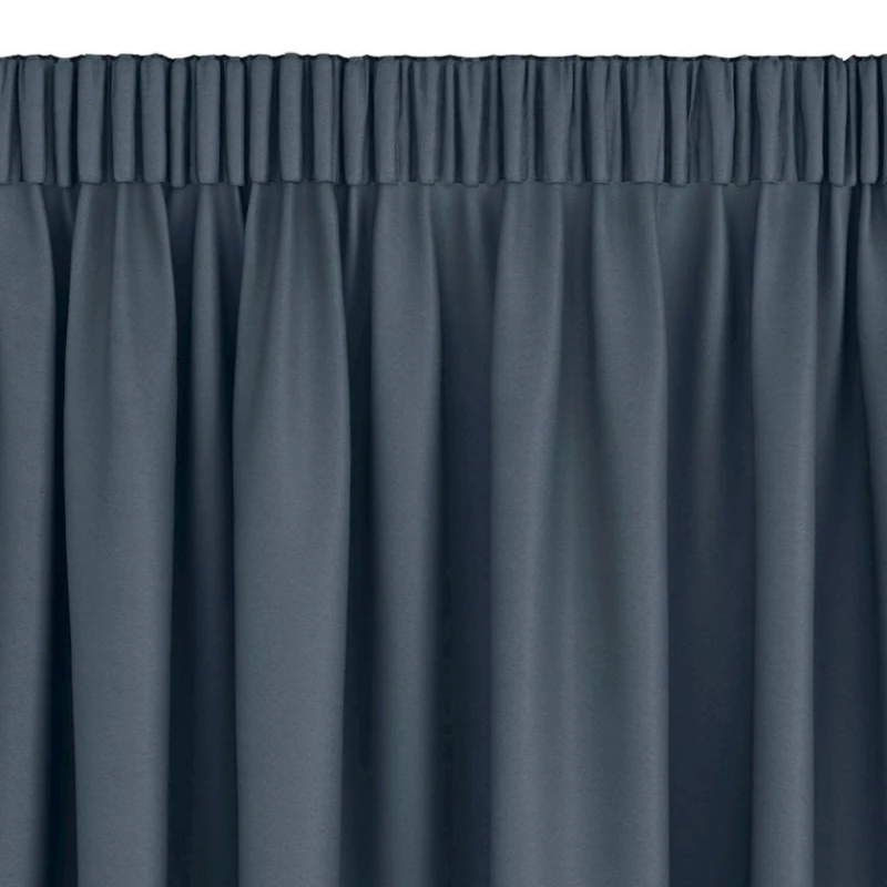 Штора JYSK Amungen, 140x300 см, полиэстер, синий Штора JYSK Amungen, 140x300 см, полиэстер, синий