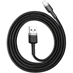 Кабель USB Baseus cafule Lightning Cable, серый