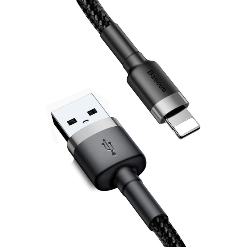 Кабель USB Baseus cafule Lightning Cable, серый