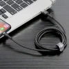 Кабель USB Baseus cafule Lightning Cable, серый