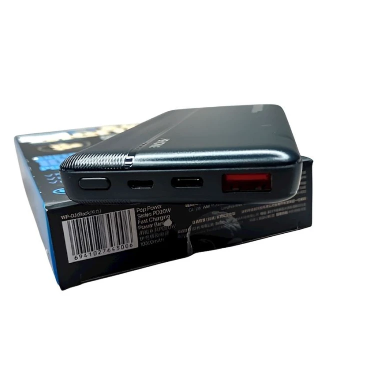 Внешний аккумулятор Wekome WP-03 10000 mAh Black Внешний аккумулятор Wekome WP-03 10000 mAh Black