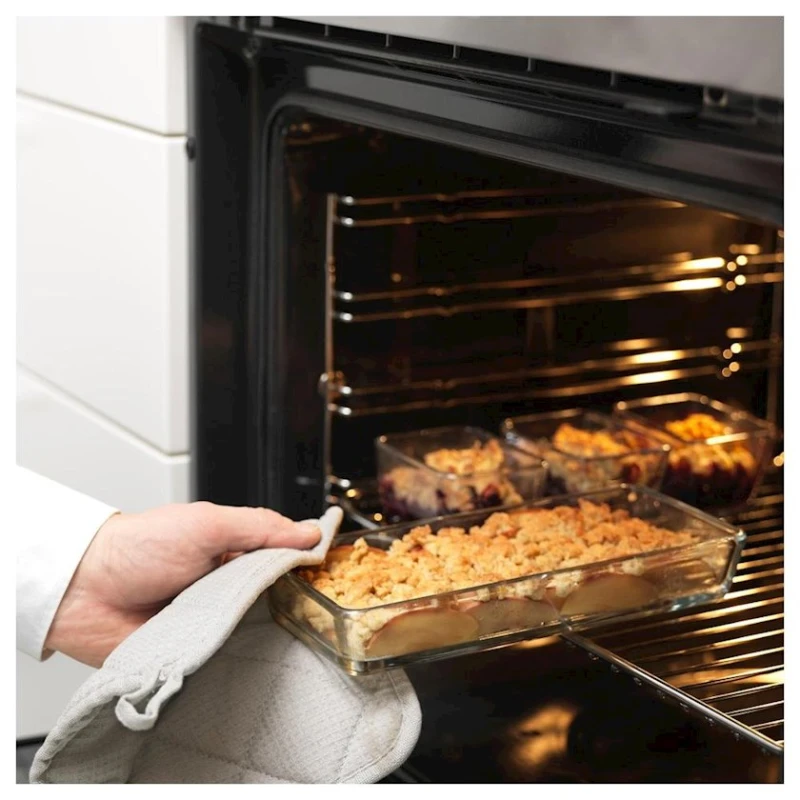 Форма для запекания IKEA Mixtur, боросиликатное стекло, 4 шт, прозрачная Форма для запекания IKEA Mixtur, боросиликатное стекло, 4 шт, прозрачная