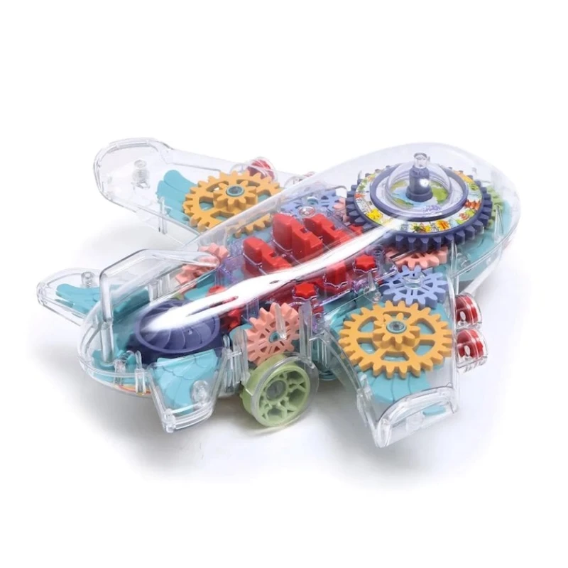 İnteraktiv oyuncaq Təyyarə, 22x20 sm, işıqlı, musiqili, rəngbərəng, 3+