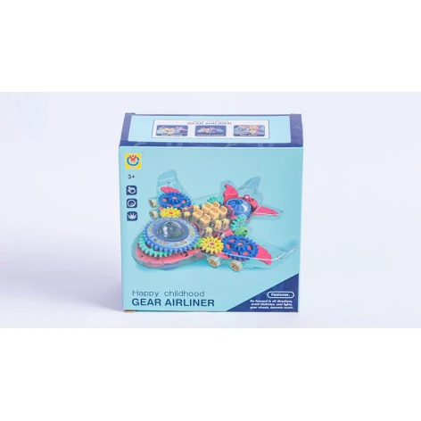 İnteraktiv oyuncaq Təyyarə, 22x20 sm, işıqlı, musiqili, rəngbərəng, 3+