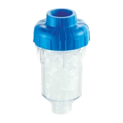 Фильтр очистки воды для стиральной машины HSC, пластик, прозрачный/синий Фильтр очистки воды для стиральной машины HSC, пластик, прозрачный/синий