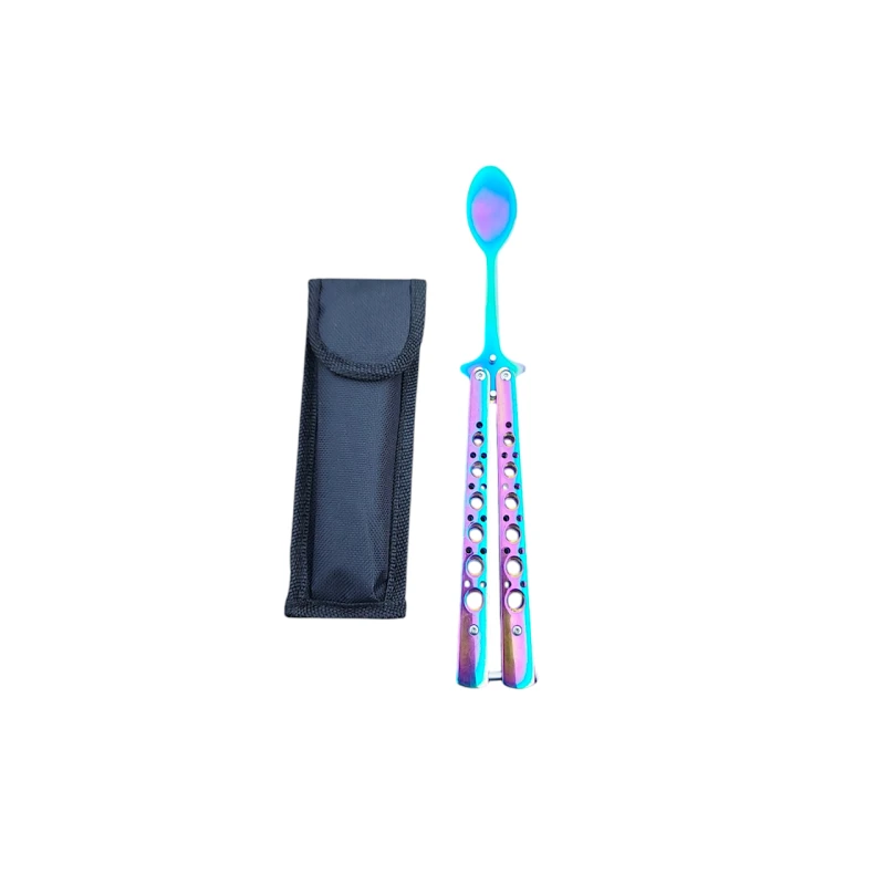 Складная походная ложка F35-318, 23 см, железо Складная походная ложка F35-318, 23 см, железо