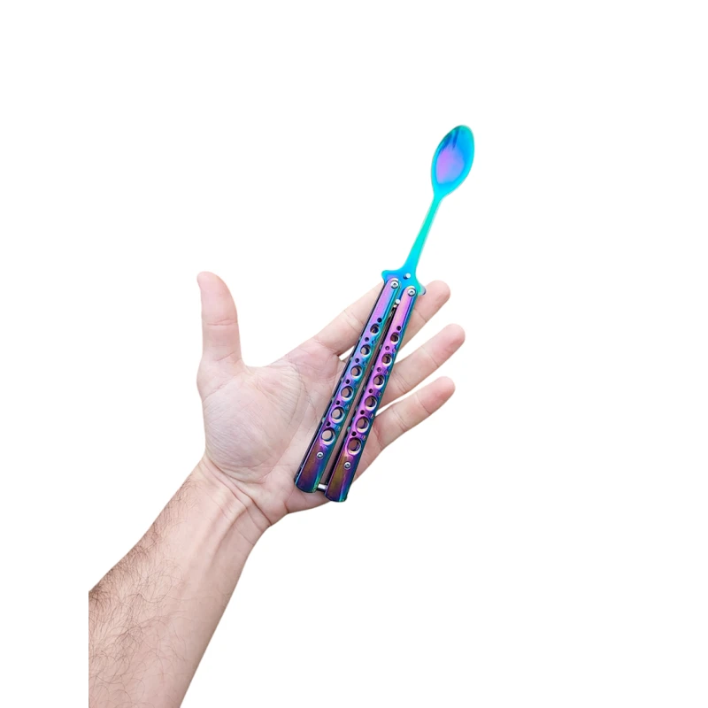 Складная походная ложка F35-318, 23 см, железо Складная походная ложка F35-318, 23 см, железо