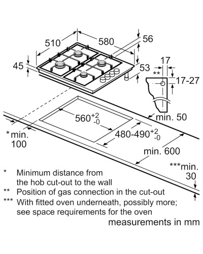 Bişirmə səthi Bosch PBP6C6B82Q