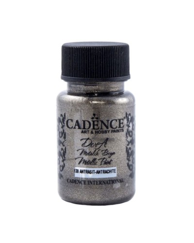 Akril boya-metallik Cadence Dora Metallic Paint 138 Anthracite 50 ml