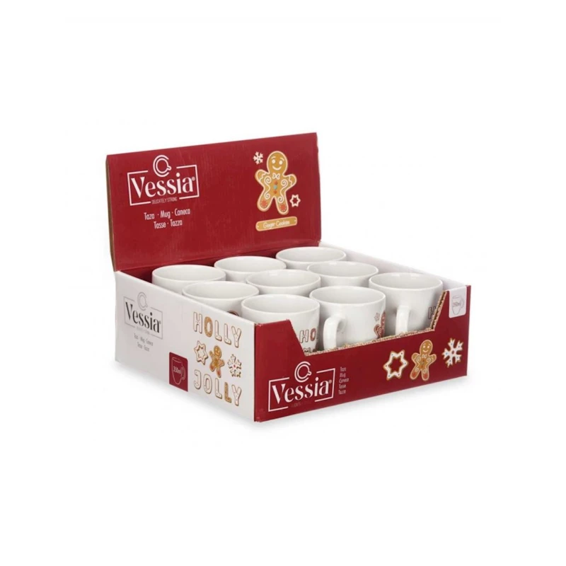 Кружка Arte Regal AR фарфор, новогодняя, 12x8.2x10 см, 350 мл, товар в ассортименте Кружка Arte Regal AR фарфор, новогодняя, 12x8.2x10 см, 350 мл, товар в ассортименте