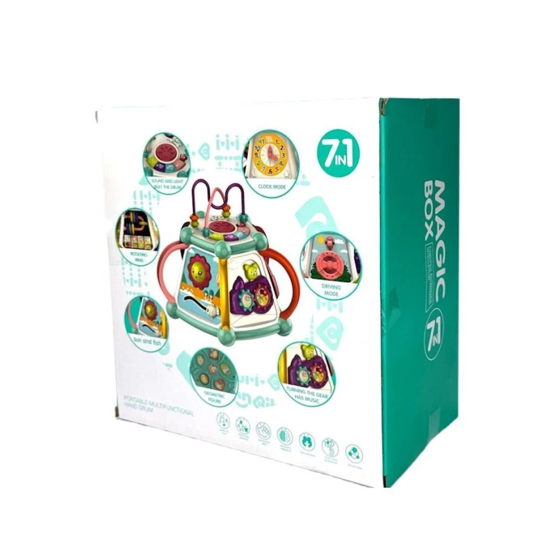 Бизиборд Ibi Irn Magic box 688-32, пластик, разноцветный, 6+ мес Бизиборд Ibi Irn Magic box 688-32, пластик, разноцветный, 6+ мес