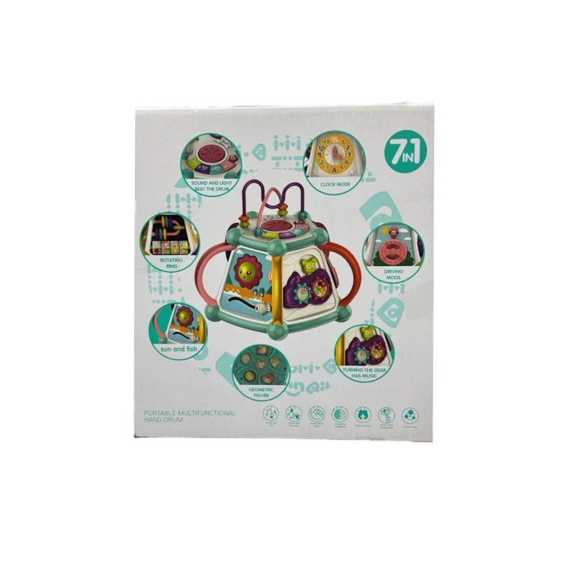 Бизиборд Ibi Irn Magic box 688-32, пластик, разноцветный, 6+ мес Бизиборд Ibi Irn Magic box 688-32, пластик, разноцветный, 6+ мес