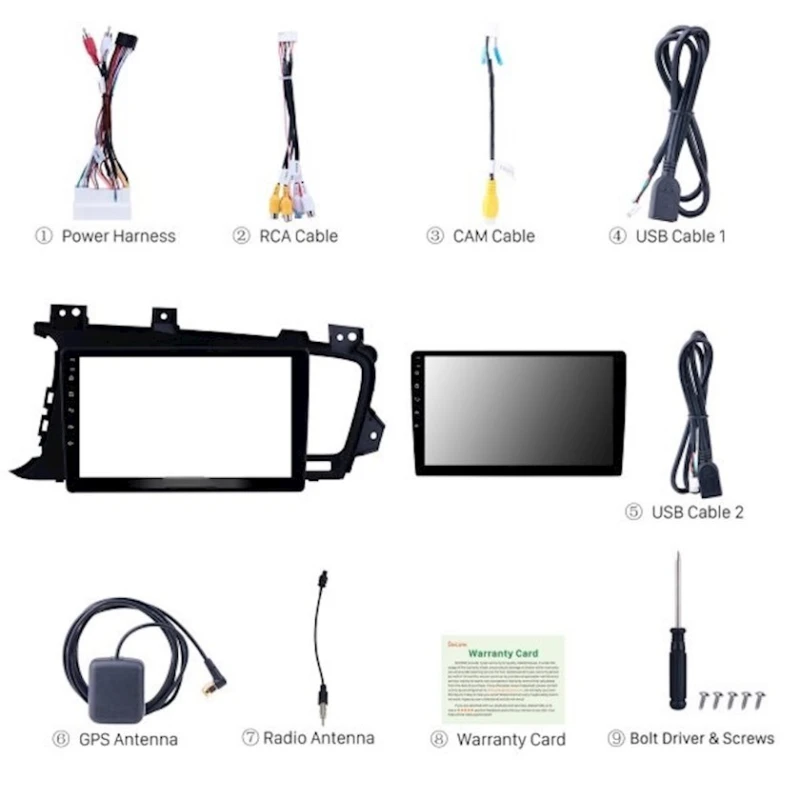 Avtomobil monitoru Still Coll Kia Optima 2011-2014