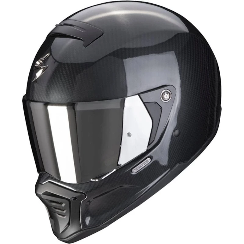 Motosiklet dəbilqəsi Scorpion EXO-HX1 Carbon SE Solid Black, ölçü M Motosiklet dəbilqəsi Scorpion EXO-HX1 Carbon SE Solid Black, ölçü M