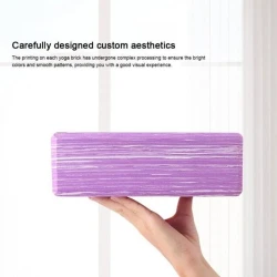 Yoqa üçün blok Eva High Density, bənövşəyi Yoqa üçün blok Eva High Density, bənövşəyi