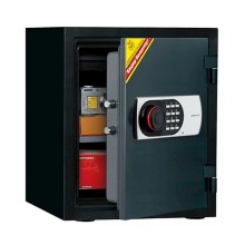 Mebel seyfi Diplomat 125 EN, elektron kodlu kilid və açar ilə, qara
